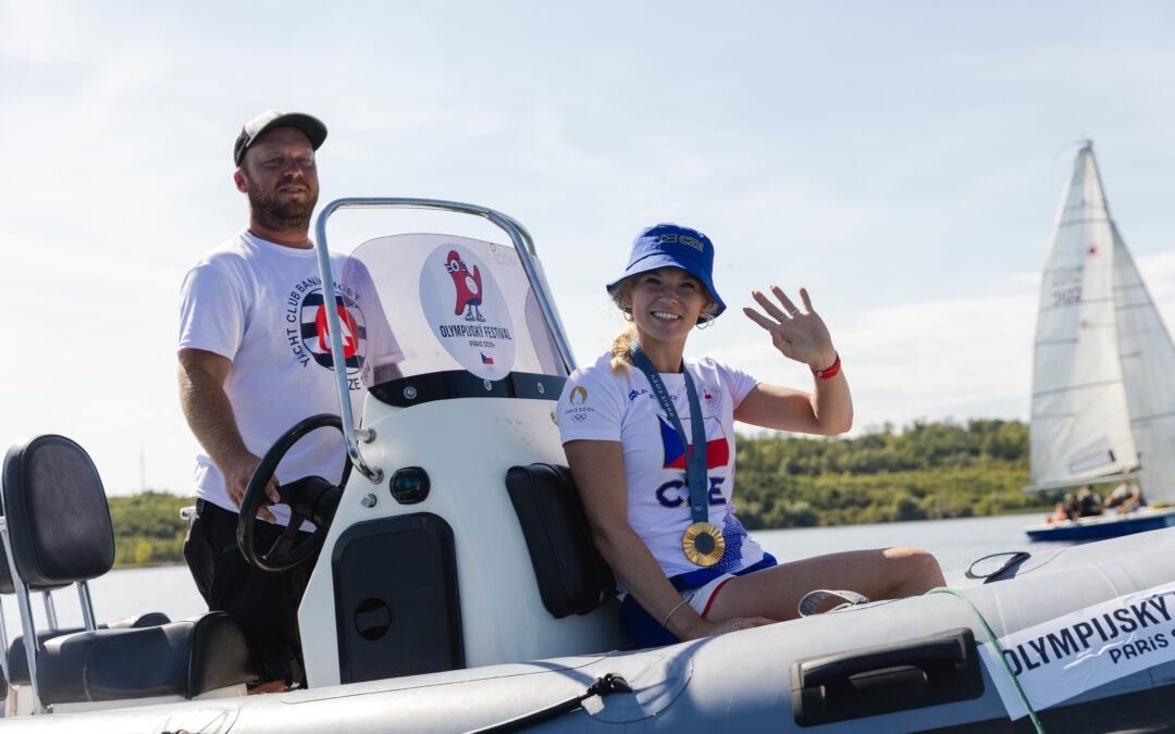 Zlatá hodinka na Olympijském festivalu. Fanoušci přivítali tenistku Siniakovou